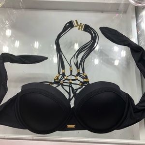 Black Lost Coast caged balconette top